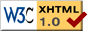 This shows that this document is written to valid XHTML 1.0 Transitional guidelines, you may verify this by clicking here